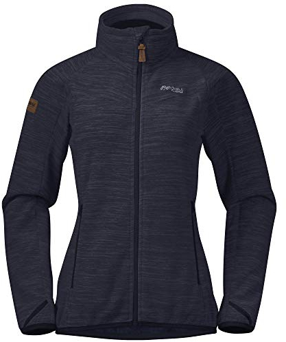 Bergans Hareid Fleece W Jacket NoHood - Dark Navy - M