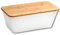 Kesper | Brotbox, Material: Kunststoff, Bambus, Maße: B: 35 x H: 13,5 x T: 20 cm, Farbe: Weiß, Braun | 58490