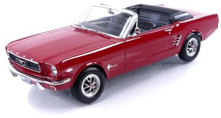 Norev 1:18 Ford Mustang Cabrio 1966 - Rot