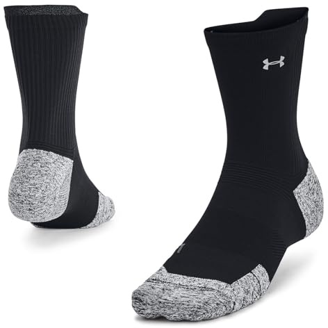 Under Armour Cushion Mid Laufsocken Weiß schwarz, XL Ohne Geschlecht