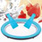 Longziming Ice Cream Plate, Includes 2 Scoops, Blue, Manual Operation, Ice Cream Maker