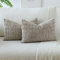 JOTOM 2er Set Kordsamt Weicher Kissenbezüge Moderne Kissenhüllen Dekorative Sofakissen Dekokissen Zierkissenbezug für Wohnzimmer Sofa Schlafzimmer Khaki 40x60 cm