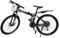 TESUGN 26 Zoll Premium Mountainbike, 21 Gang Kinder Fahrrad, Aluminium Mit V-Bremse für Mädchen und Jungen, Schwarz