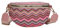 JUCHRZEY Stroh Bauchtasche Damen, Boho Brusttaschen Stroh Taschen mit Breitem Wechselgurt, Straw Crossbody Bag for Reisen Alltag Urlaub