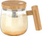 400ml Self Stirring Coffee Mug with Lid Electric Stirring Cup 7000rpm High Speed Self Mixing Mug Glass Self Stirring Cup Portable Waterproof Automatic Mixing Cup for Home Office Coffee Milk