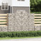 ZEYUAN Gabionen mit Hochbogen 6 STK Gabionenkörbe, Gabionen Hochbeet, Steinkorb, Gabionengitter, Drahtkorb Für Pflanzen, Kräuterspirale Für Garten, 200x50x160/180cm Verzinktes Eisen
