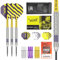 TARGET Darts Luke Littler 80% Wolframstahlspitzen-Dart-Set, 22 g, professionelles Zubehör, Dart-Set, Pro-Grip-Schäfte, Pro Ultra Flights, Dart-Geldbörse im Lieferumfang enthalten