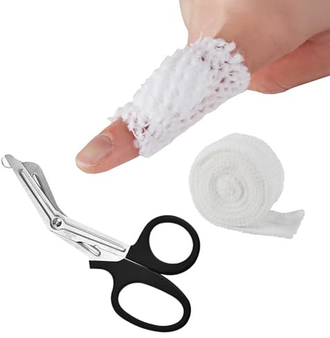 Benda a Rete Tubolare Elastica,Rete Elastica Fasciatura,Bendaggio Elastico Tubolare,Benda Traspirante a Rete,Benda Elastica Medicazione,Benda Tubolare Rete,Bendaggio Estensibile con Forbici Mediche