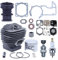 Gubeter Kit cylindre Pour Stihl 066, expansion de cylindre 56mm en céramique, Pour tronçonneuse Pour Stihl MS660 066 MS640 MS650 064, 1122 020 1211