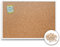 Tulup Grand Tableau en Liège 120x90 cm Tableau Mémo Avec Cadre Blanc en Plastique de Présentation Tableau d'affichage pour Bureau, Salle de Classe ou Maison d'organisation Avec Punaises