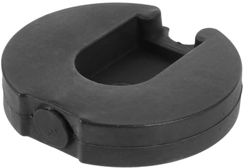 TOGEVAL Weighted Table Lamp Base Floor Light Holder 90mm Diameter 20mm Height Iron Heavy Duty Metal Chassis for Desk and Floor Lamps DIY Replacement Part