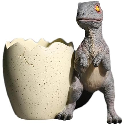 Kreativer Bleistiftbecher, Dinosaurier-Dekor, Schreibtisch-Organizer für Studenten, Kinder-Dinosaurier-Schreibwarenhalter, lustige Schreibtischdekoration, Dinosaurier-Figur, Stifthalter, bezaubernder