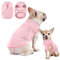 Hundepullover Hundemantel Fleece für Kleine Hunde Fleecemantel Hunde Fleece Pullover für Kleine Hunde Katzenpullover Fleecejacke Hundekleidung für Chihuahua Französische Bulldogge(Rosa,S)