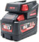 Battery Adapter Converter for Milwaukee 18V To V18 Lithium-ion Battery, USB Phone Charger, Equipped with a 5V 1A USB output port