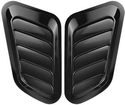 Genérico Un Juego (2 pezzi) Accesorios Coche Tuning de ventilaciones del capó del Motor, Compatible con Ford Puma ST 2020-2025,Accesorios Coche artículos,Fashionable y Cool (Negro)