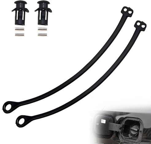 2 Sets Tankdeckel Halteband mit 4 Stiften | Für Audi A3 & Audi Serie, VW