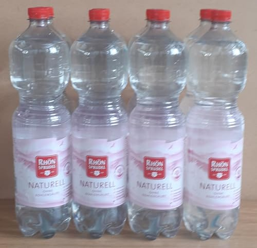 Rhönsprudel Naturell Mineralwasser ohne Kohlensäure, 8 x 1,5 L Einweg-Flaschen