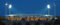 Blue-Letter Nürnberg Stadion aussen – Poster 240 x 100 cm – hochwertiger FineArtPrint