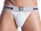 Gym Workout-Jockstrap mit 5,1 cm Bund, Weiss/opulenter Garten, Medium