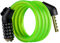 Anti-Theft Bike Lock Cable, Passwort Security Bike Lock, Basic Self Coiling Rückstellende Kombi Cable Bike Schlösser mit kostenlosem Halterung, 3.9/5,9 Füße, 4 Farben , green , 1.2m
