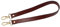 VanEnjoy Correa de repuesto de cuero de grano completo, bolsa cruzada de 1 pulgada de ancho, herrajes dorados (café, longitud: 65 cm)