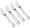 VANRA 4-Piece Children Forks Set Stainless Steel Kids Dinner Forks Child Silver Cutlery Set 5.7-inch (4 Forks)