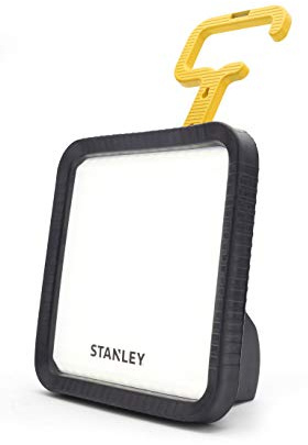 Stanley, Projecteur de chantier LED 35W, 2100 lumens, IP44, portable avec câble 5m, éclairage optimal pour travaux intérieurs et extérieurs, durable et léger