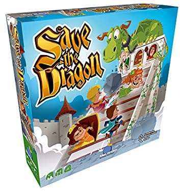 Blue Orange, Save The Dragon, Kinderspiel, Geschicklichkeitsspiel, 2-4 Spieler, Ab 5+ Jahren, 15+ Minuten, Deutsch, Mehrsprachig