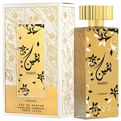 Yaqeen Eau de Parfum 100ml Asdaaf Unisex für Herren und Damen Oriental Arabisch Parfum aus Emiraten