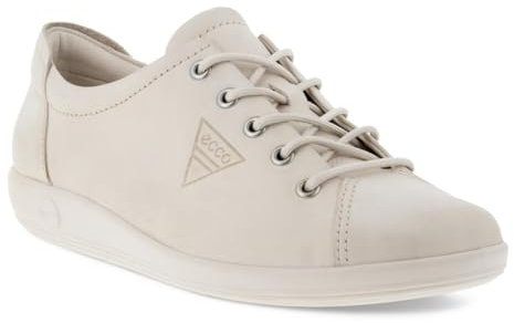 ECCO Women's Soft 2.0 Shoe, Limestone, 7.5 UK