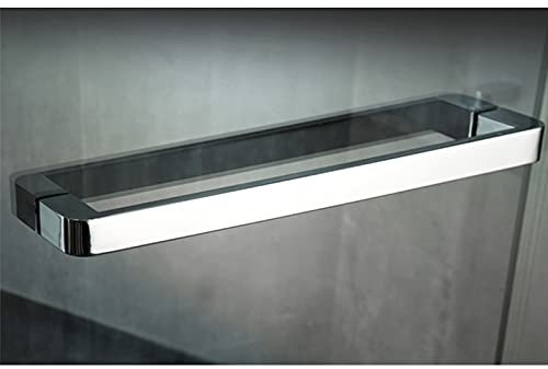 Poignée de porte de douche Poignée de porte en verre, porte coulissante simple, salle de bain, meubles de douche, accessoires de quincaillerie de porte en verre (taille : 400 mm) ()