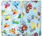 Hiseng 2 Stück Baby Spannbettlaken Bettlaken für Oval & Eckige Matratzen, Weiche Mikrofaser Spannbettlaken Kinderwagen Matratzenschoner für Beistellbett & Kinderwagen (Flugzeuge und Autos,60x120cm)