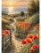 DPIDEA Diamant Painting Bilder, Blumen Diamond Painting für Erwachsene Anfänger, 5D DIY Diamond Painting Sonnenuntergänge Diamant Malerei für Zuhause Dekor 30x40 cm
