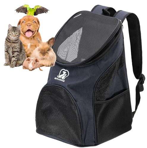 Trasportino morbido per cani e gatti, realizzato in Oxford, poliestere e nylon resistenti, Traspirante, sicuro e confortevole, con cerniera robusta, Ideale per auto e passeggiate, nero elegante