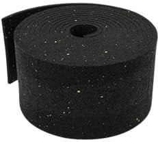 1x Antirutschmatte Ladungssicherung Gummigranulat Rolle 5000mm Bautenschutzmatte 8mm Höhe Antirutschmatte LKW 125 mm Anhänger PKW Loadcare Terrassenpads