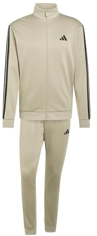 adidas Herren 3 STRIPES FRENCH TERRY TRACKSUITS, Wonder Cargo, S