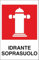 M-ITALY CARTELLO SEGNALETICO - IDRANTE SOPRASUOLO - Adesivo Extra Resistente, Pannello in Forex, Pannello In Alluminio (Plastica, 20x31 cm)