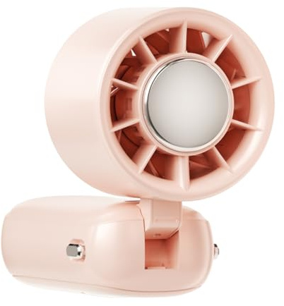 Portable Handheld Fan, Small Personal Fan, 3 Levels of Air Adjustment, LED Indicator, Foldable, Heatstroke Prevention, Perfect Cooling Device for Commuting, Travel, Outdoor Activities
