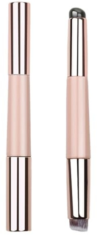 2 in 1 pennello per trucco applicatore rossetto in silicone per correttore labbra a doppia estremità pennelli per trucco rossetto