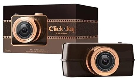 Everlyx Click & Joy Pour Homme Eau de Toilette, 100 ml, moderner Herrenduft mit frischen und holzigen Noten, originelles und langanhaltendes Parfüm für Männer mit Energie und Stil