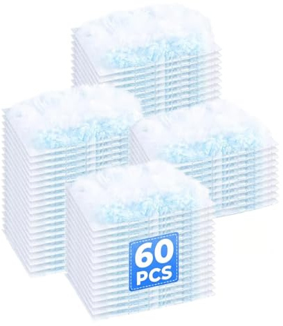 60PCS Fluffy Duster Refills, Compatible with Flash Dust Magnet, Flash Dust MagnetRefills, Flash Duster, Fluffy Dusters Refills, FlashDuster Refills for Keyboard Office Desk