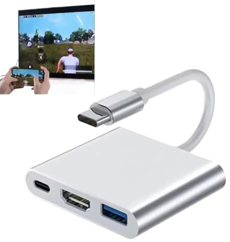 USB-C-Hub für 4K-HDTV, USB 3.0-Typ-C-Dockingstation, kompatibel mit S20 Dex PS5 Switch