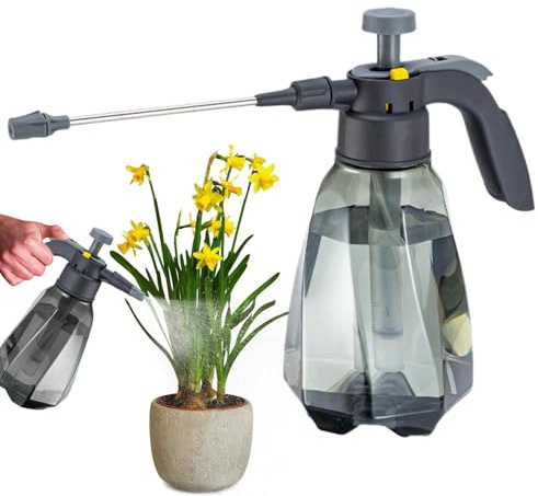 Spray Bottles 1,5L Annaffiatoio ad Alta Pressione per Fiori | Spray per Piante per Irrigazione Domestica Indoor Giardino Cortile Prato Bonsai Esterno