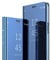 MRSTER Flip Case for iPhone 7 Mirror Design Clear View Bookstyle Protecter Shell With Kickstand Cover for Apple iPhone 8 / iPhone 7 (4.7). Flip Mirror: Blue