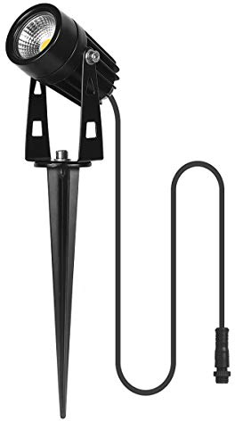 AIMHEIM 1 x 3W LED Gartenstrahler Warmweiß Ohne Netzteil, IP65 Wasserdicht Verlängerungslampe Ersatzlampe 12V Gartenleuchte