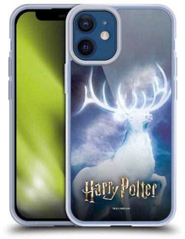 Head Case Designs Offizielle Harry Potter Stag Patronus Prisoner of Azkaban II Gelhülle [Militärischer Schutzgrad] Kompatibel Mit Apple iPhone 12 Mini Und Kompatibel Mit MagSafe