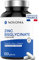 NOVOMA Zinc Bisglycinate 15 mg + Vitamine B6, 120 Gélules, Actif breveté TRAACS®, Immunité & Acné, Fabriqué en France