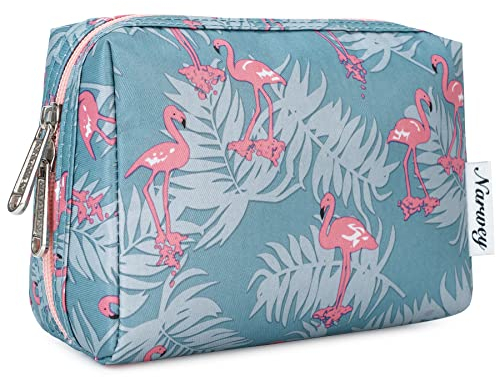 Narwey Trousse de Toilette de Voyage Trousse de Maquillage Moyen Organisateurs de Toilettes Accessoires de Voyage (Flamant Rose,Moyen)