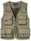 KTWOLEN Herren Anglerweste Sommer Leicht Schnelltrockenweste Funktionsweste Outdoor Fotografie Hundesport Weste Ärmellos Safari Weste mit Viele Taschen, Khaki, L