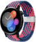 Niboow 20mm Tressée Bracelet pour Huawei Watch GT 3 Pro 43mm/GT 3 42mm/GT 2 42mm/Watch 2/Watch 2 Pro/Honor Magic Watch 2 42mm, Ajustable Nylon Bracelet pour Huawei Watch 2 Sport - Bleu/Rose